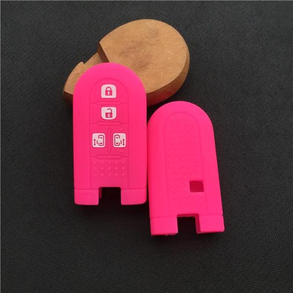 ZAD Silicone Car Key Case Cover for Toyota Daihatsu Tanto LA600S Move Custom LA150S Moovecanvas LA800S Tanto Custom LA600S Ke