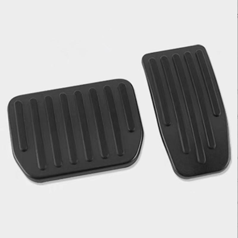 

Накладки на педали для Tesla Model 3 Y Highland 2025-2025, зернистая кожа личи, противоскользящие, педали газа, тормоза и отдыха