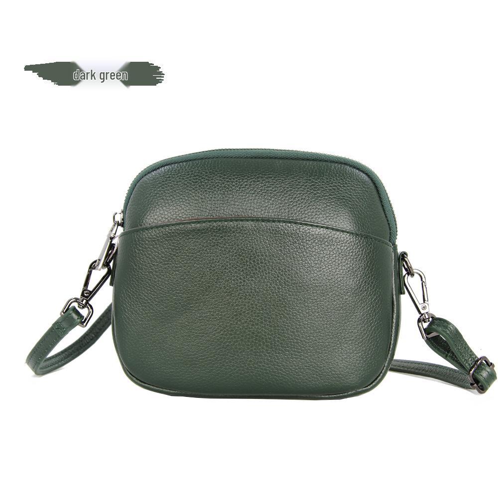 Elegante Damen Umhängetasche aus echtem Rindsleder – Vielseitiges Softshell-Design