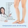 Medical Calf Compression Sleeve 30-40Mmhg Footless Varicose Veins Support for Men Women