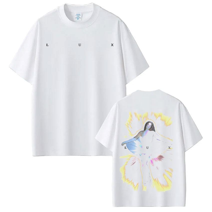Rosalía LUX Photo Fashion Graphics Tshirt Unisex Women Aesthetics Cotton Tshirts Casual Harajuku Tshirts Fan Gifts