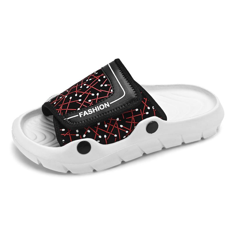 Fashion Summer Mens Slippers EVA Soft-soled Slides Sandals Indoor Outdoor Walking Beach Shoes Flip Flops Unisex Slippers Women Sandals