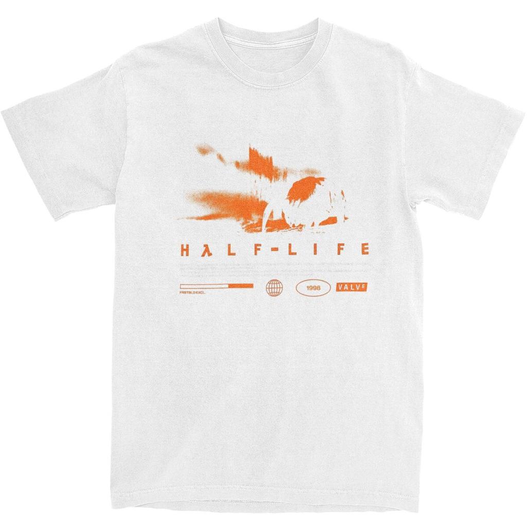 Herren T-Shirt Videospiele HALFS LIFES V3 T-Shirts Trendy Cool Sommer T-Shirts Lustiger Druck Reine Baumwolle Tops Übergröße 5XL