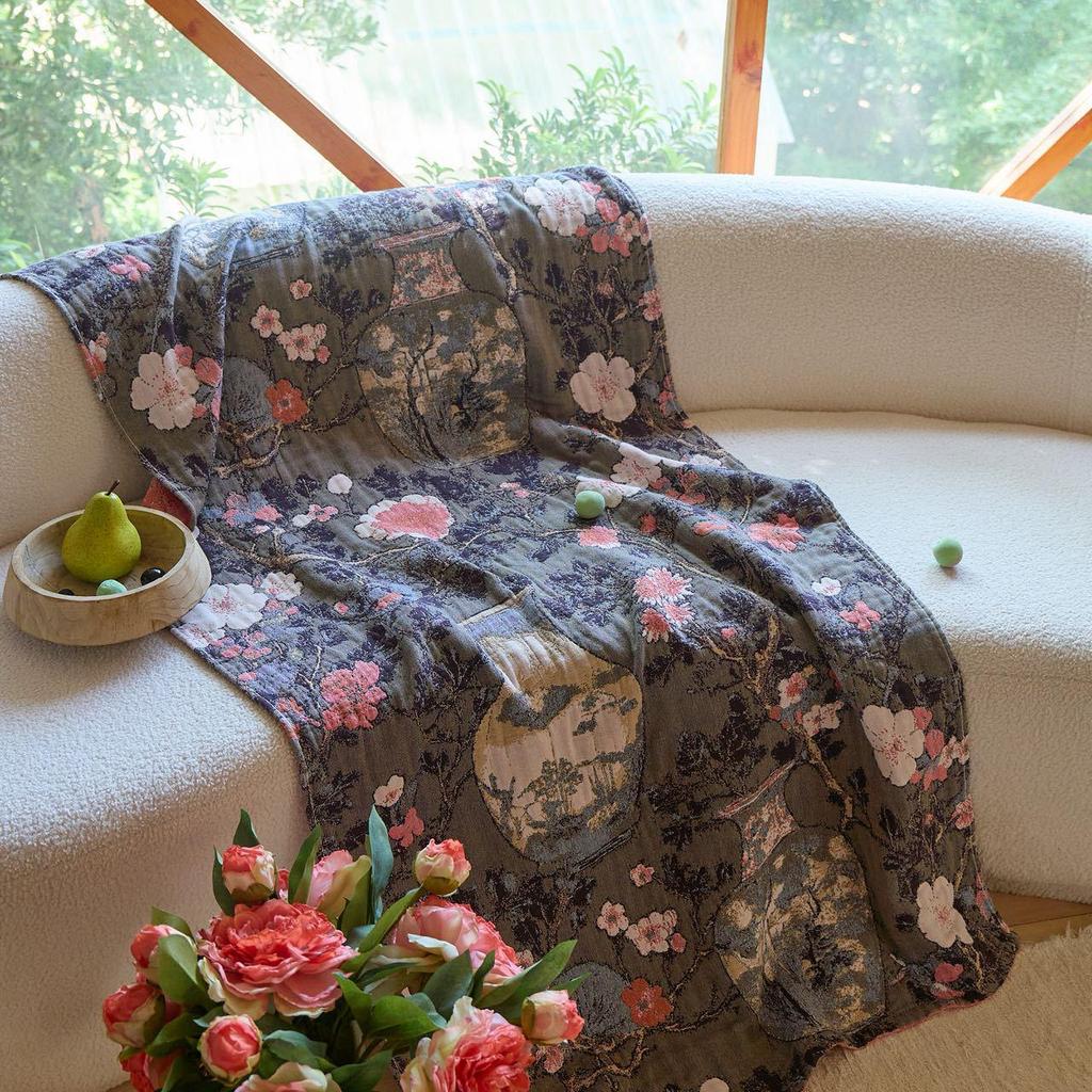 New Soft Ethnic Style Sun God Cotton Bath Towel - Skin-friendly & Absorbent