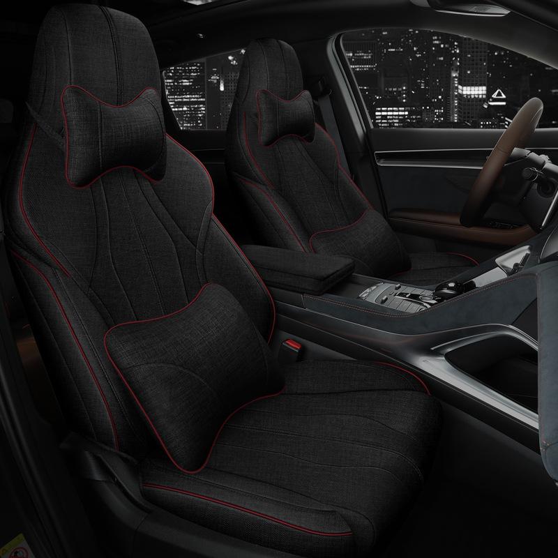 BYD Song PLUS Full Coverage Linen Seat Cushion for Five-Seater