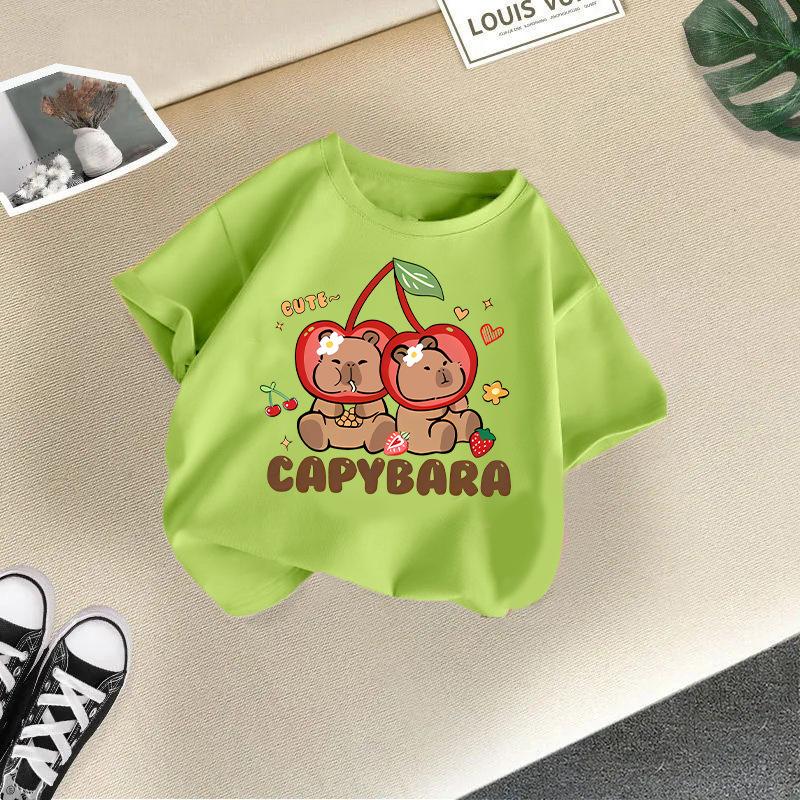 Children's Casual Short-sleeved T-shirt - Summer Girls' And Boys' Fashionable And Cute T-shirt
