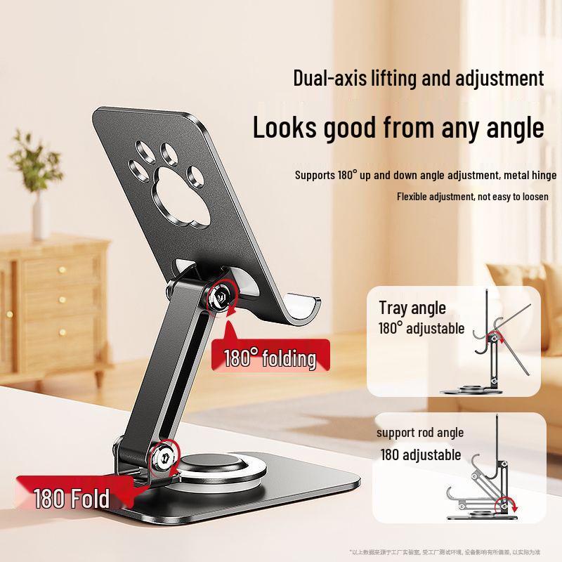 Cat Paw Desktop Phone Holder - Versatile and Portable Stand for Office & Dorm.