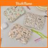 Tiny Floral Makeup Bag With Polyester Material And Portable Design For Daily Use