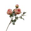 Roasted Edge Ruffled Rose - Artificial Decorative Flower for Home Decor In American Pastoral Style