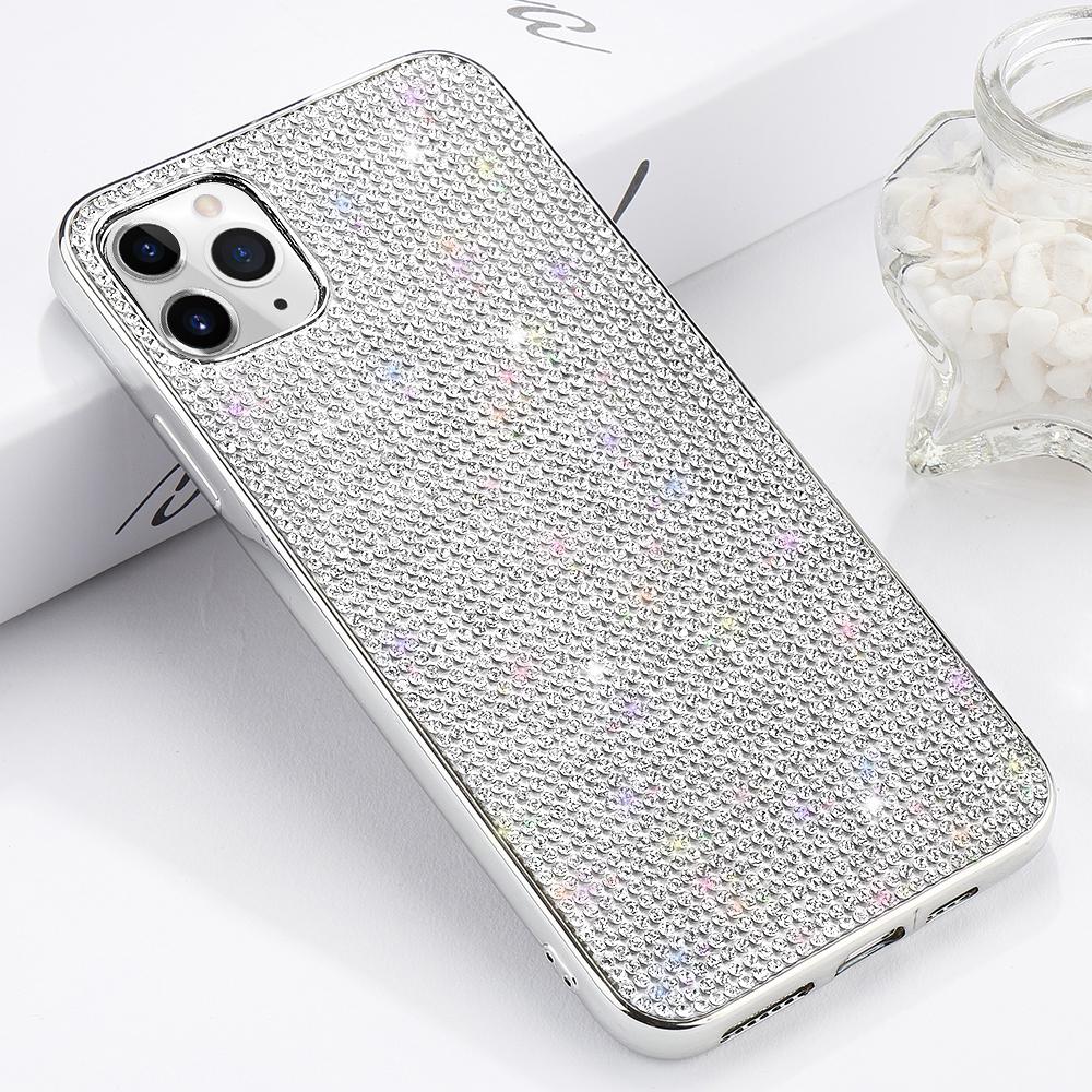 Coque Transparente Diamant Pour IPhone 5 à 8 Plus - TPU/Silicone - Protection Anti-chocs