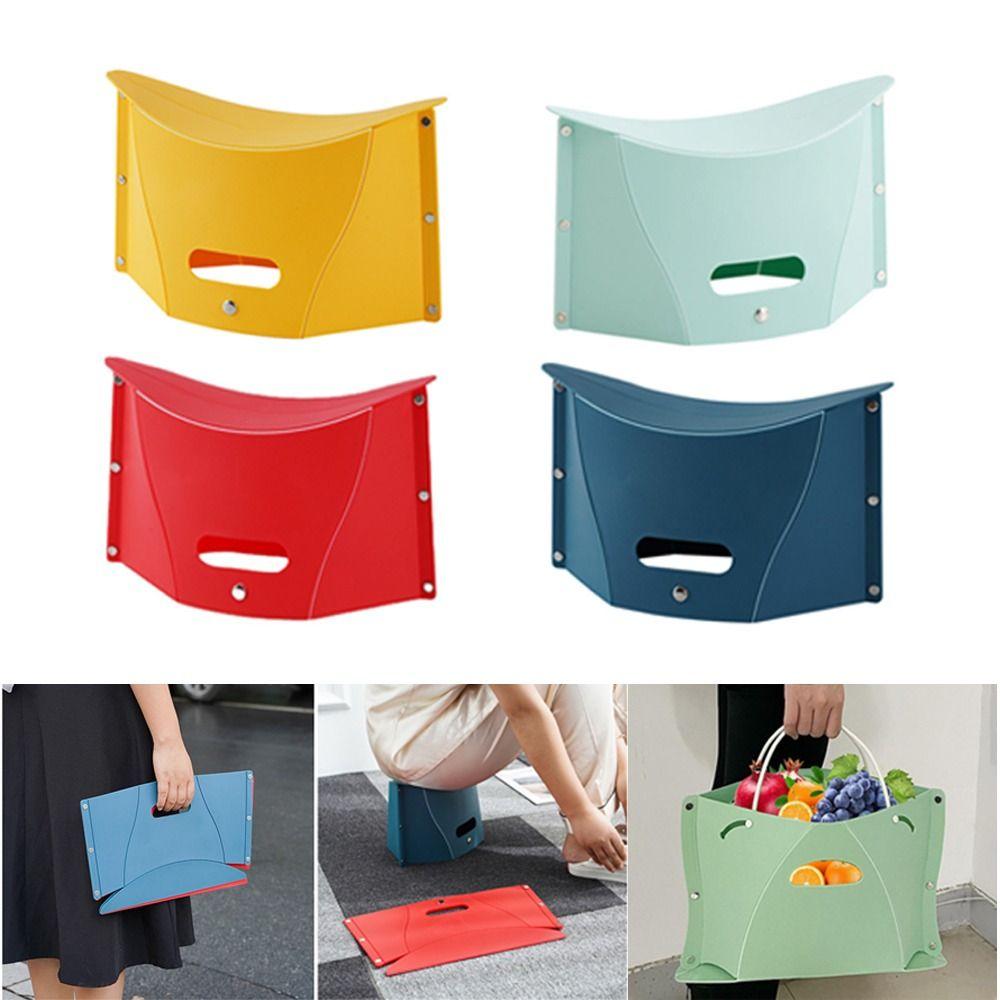 Foldable Design Outdoor Camping Stool Multi-Purpose Fishing Stool Folding Card Stool  Beach