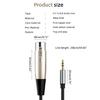 3.5 XLR Audio Cable 3.5mm Male XLR Female Audio Line 3P XLR 3pin AUX Line