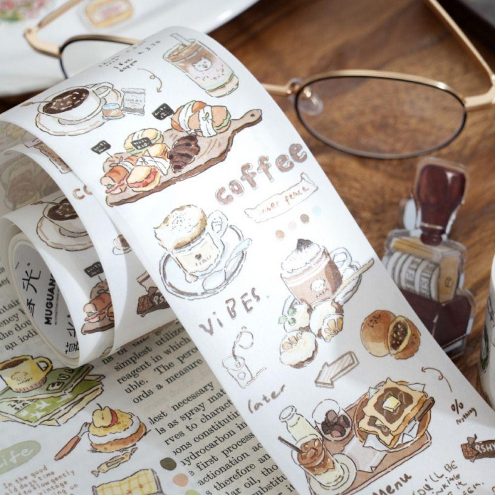 DIY Scrapbooking Stickers Slow Life Diary Series Decorative Decals Special Oil Tape  Journaling