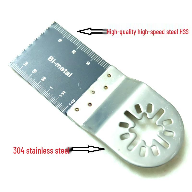 Multi-Function Reciprocating Saw Blade for Metal, Plastic, Woodworking, and Bimetal, 34mm.
