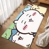 Cute Cartoon C-Chiika-waE Usagi Door Mat Bath Microfiber Decorative Versatile Flannel Floo Mat Quick Dry Absorbent Non-slip Sole