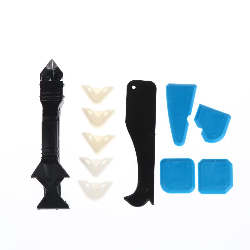 1Set Caulk Nozzle Applicator Silicone Scraper Sealant Caulking Smooth Remover Tools Kit Floor Caulk Finisher Grout Accessoriess