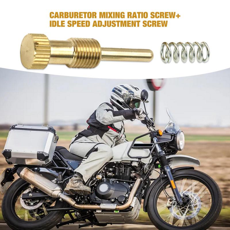 Mixture Screw Adjuster IDLE Air Mixture Screw Adjusting Replacement Carburetor Mixture Screws Replacement For YBR125 & VM22