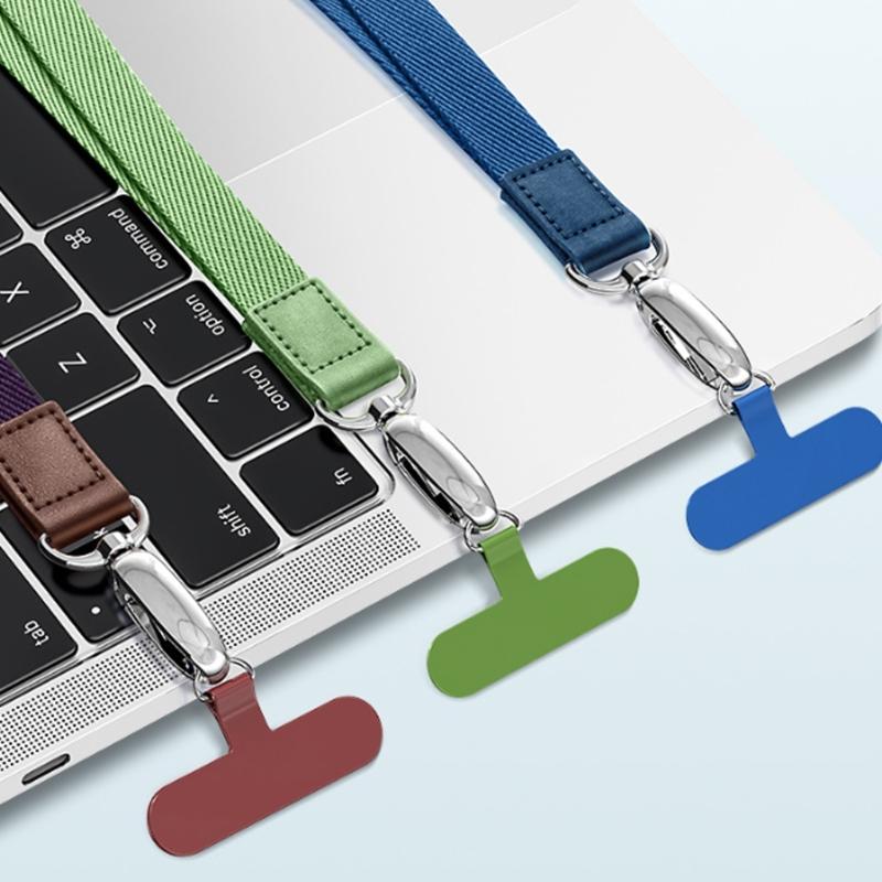 Wide Comfortable Phone Lanyard Multiple Way Wear Cord Patches Neck Strap For Everyday Use Outdoor Activity
