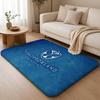 Tomorrowland Floor Mat Machine Washable Soft Flannel Area Rug, Non-Slip Absorbent Floor Mat for Living Room Bedroom Home Decor