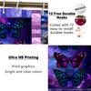1/4Pcs Halloween Decoration Colorful Butterflies Pattern Shower Curtain Bathroom Decor Halloween Decoration Indoor Showr Curtain
