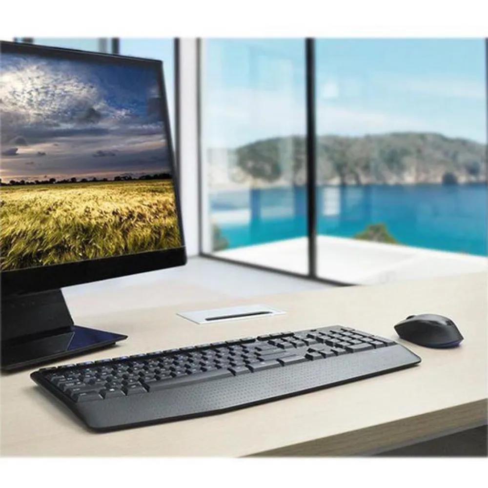 Logitech MK345 Wireless Keyboard and Mouse Set Full-size Black