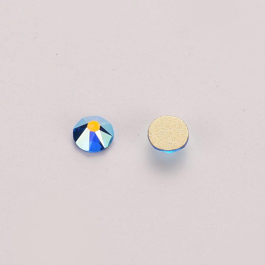 Rhinestone 2088 Round Shape 16 Cut Faces High Quality Non Hotfix Crystal AB Rhinestone for Garment Decorations