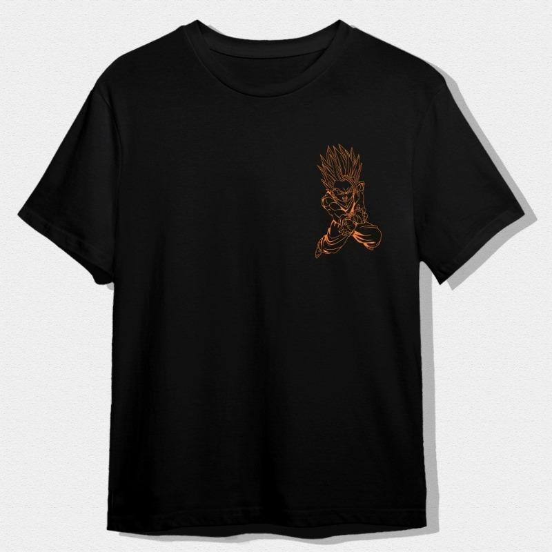 CDDY.ID - Premium Japanese Streetwear - T-Shirt Dragon Ball - Gohan Rage Super Saiyan - TM0118