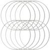10Pcs Dream Catcher Hoops Metal Rings Macrame Wreath DIY Supplies for Wall Hanging Floral Crafts Metal Hoops Macrame Rings