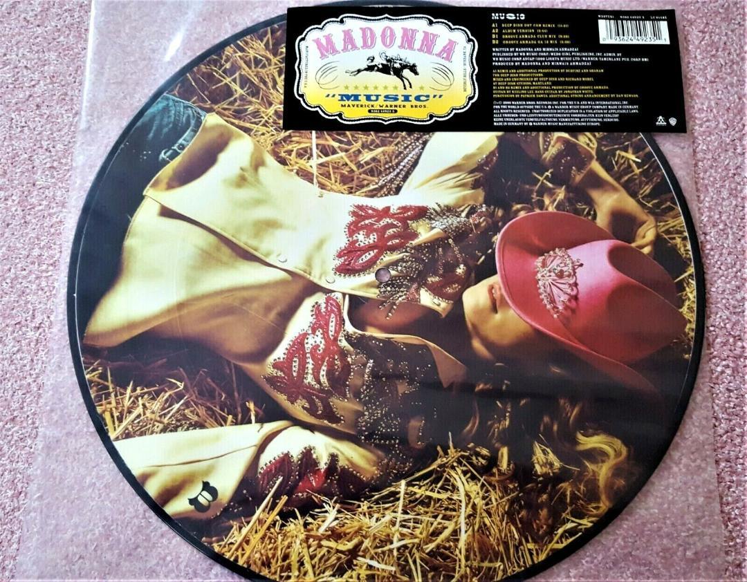 

[USED] Madonna MUSIC German Edition Limited Edition Picture 12 Single Record