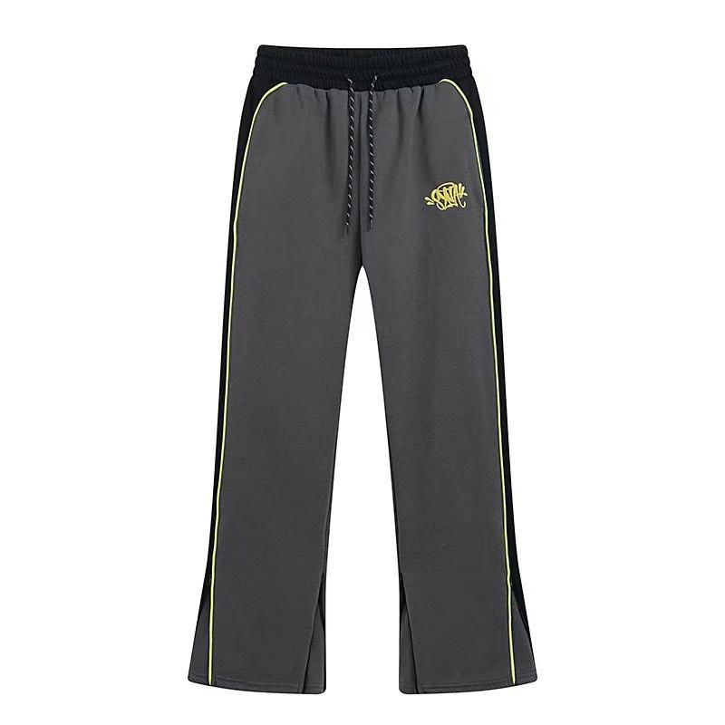 Completo da uomo Streetwear con felpa e pantaloni jogger, casual, vestibilità larga, in cotone, tuta sportiva