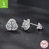 50 Points Exquisite Shining Moissanite Stud Earrings For Women, Fashionable And Bright Moissanite Stud Earrings.