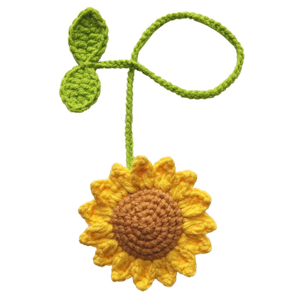 Unique Handmade Hanging Decor Soft Woolen Pendant Perfect for Rearview Mirror Handbag Decor