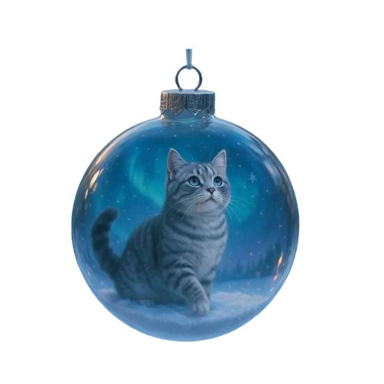 Birds 2D Acrylic Christmas Ornaments Decorative Wild Animal Figurines Ocean Theme Themed Decor Gift for Nature Lovers Festive Decorations