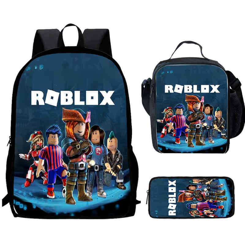 Roblox Printed Backpack, Children'S And Elementary School Bags
