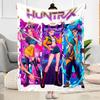 Huntrx Cyberpunk Fashion Blanket Comfortable Perfect for Sofa Seaside Bed for All Seasons Modern Style Unique Gift for Family and Friends Camping