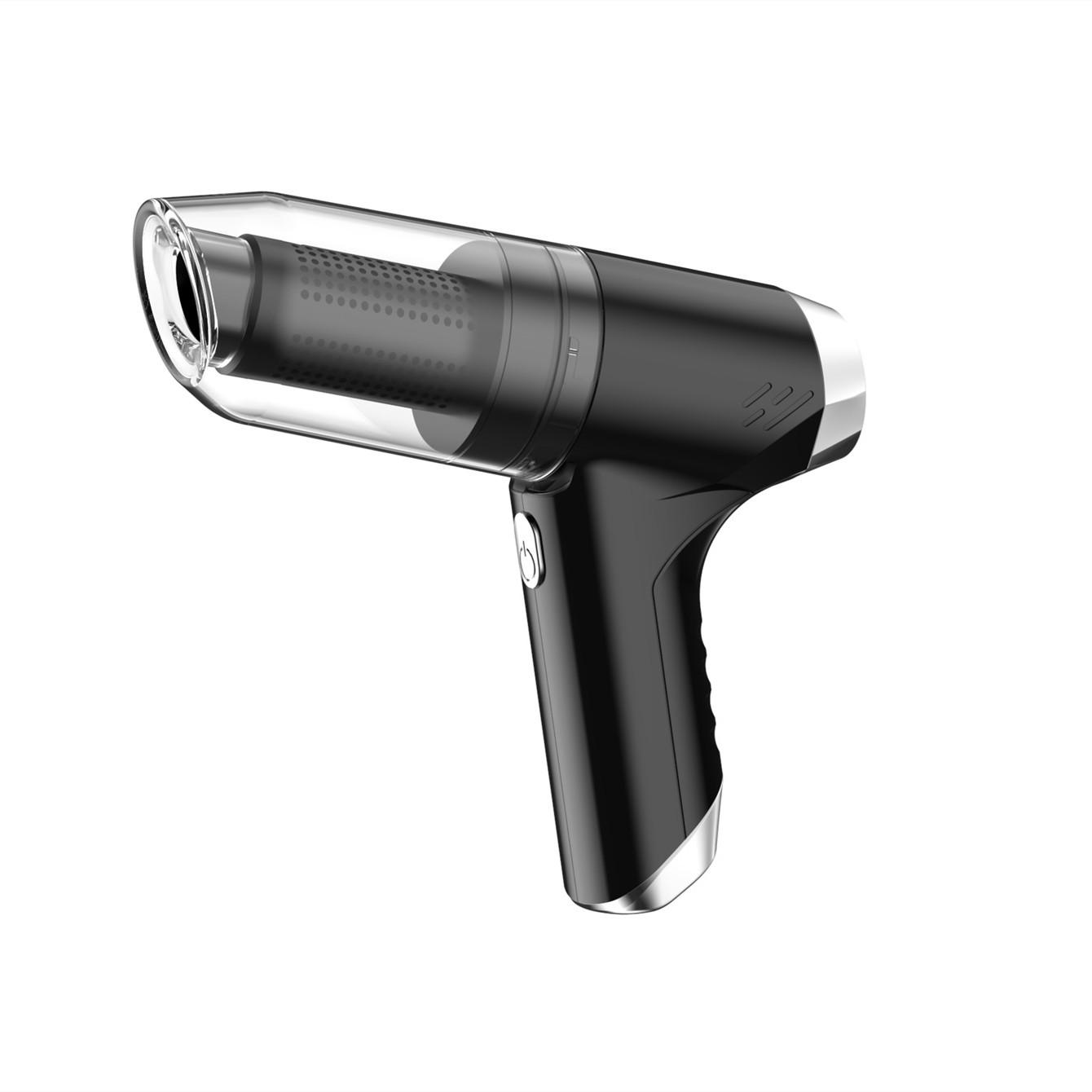 

3 в 1 беспроводной пылесос портативный автомобильный робот-пылесос ручной мини для дома антибактериальный пылесборник 1PCS чёрный