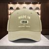 Vintage English Letter Design Adjustable Baseball Cap for Unisex and Women Casual Golf Dad Hat AllSeason Everyday Wear