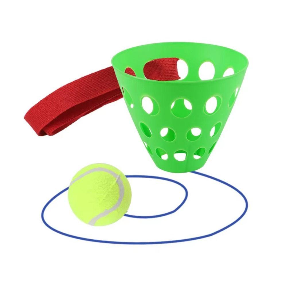 Eye Waist Coordination Swing Bucket Game Interactive Catch Balls Swinging Ball Game Outdoor Toy