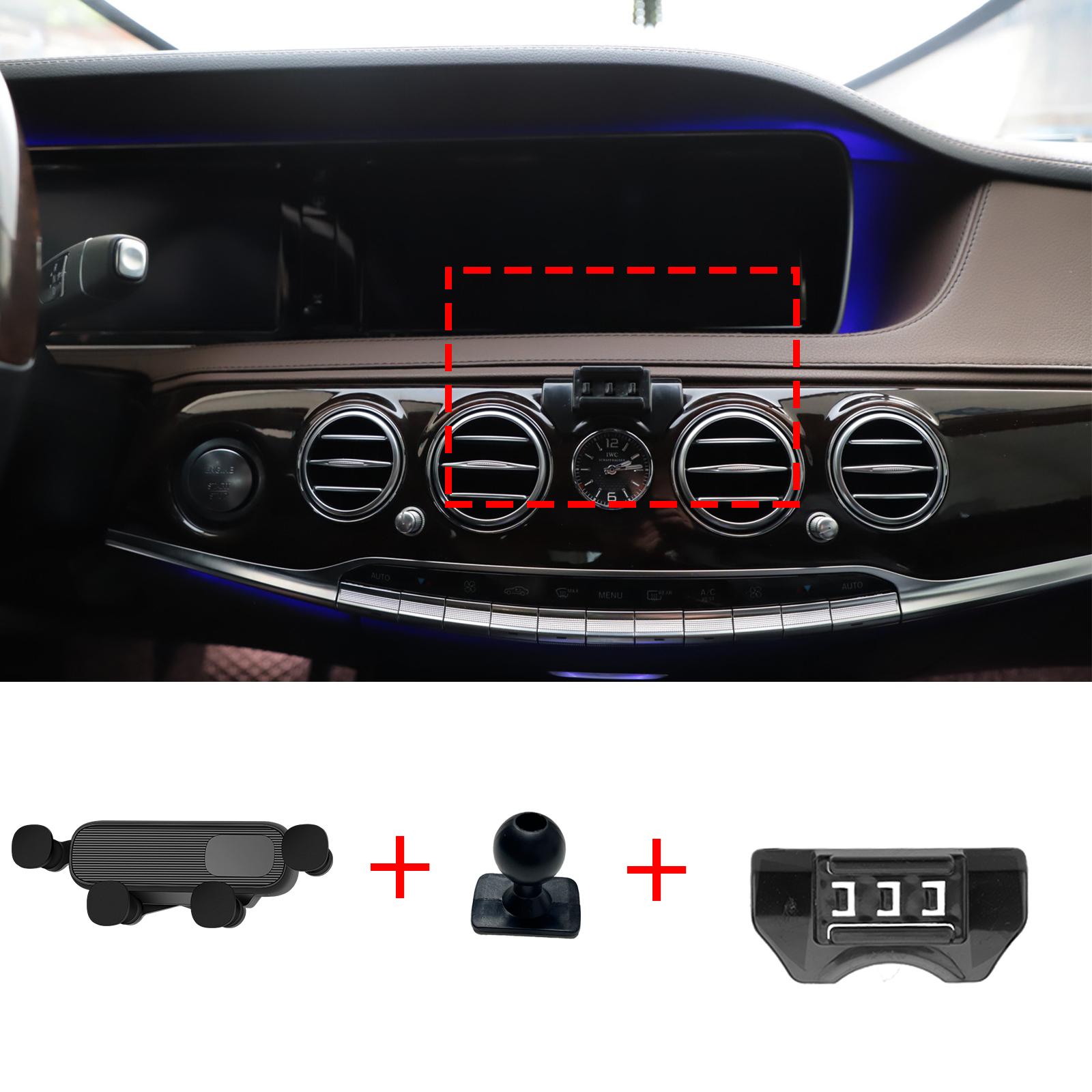 

Автомобільний тримач для мобільного телефону для Benz S-Class W222 2014~2020 Кронштейн для GPS Навігаційна підставка Автомобільні аксесуари