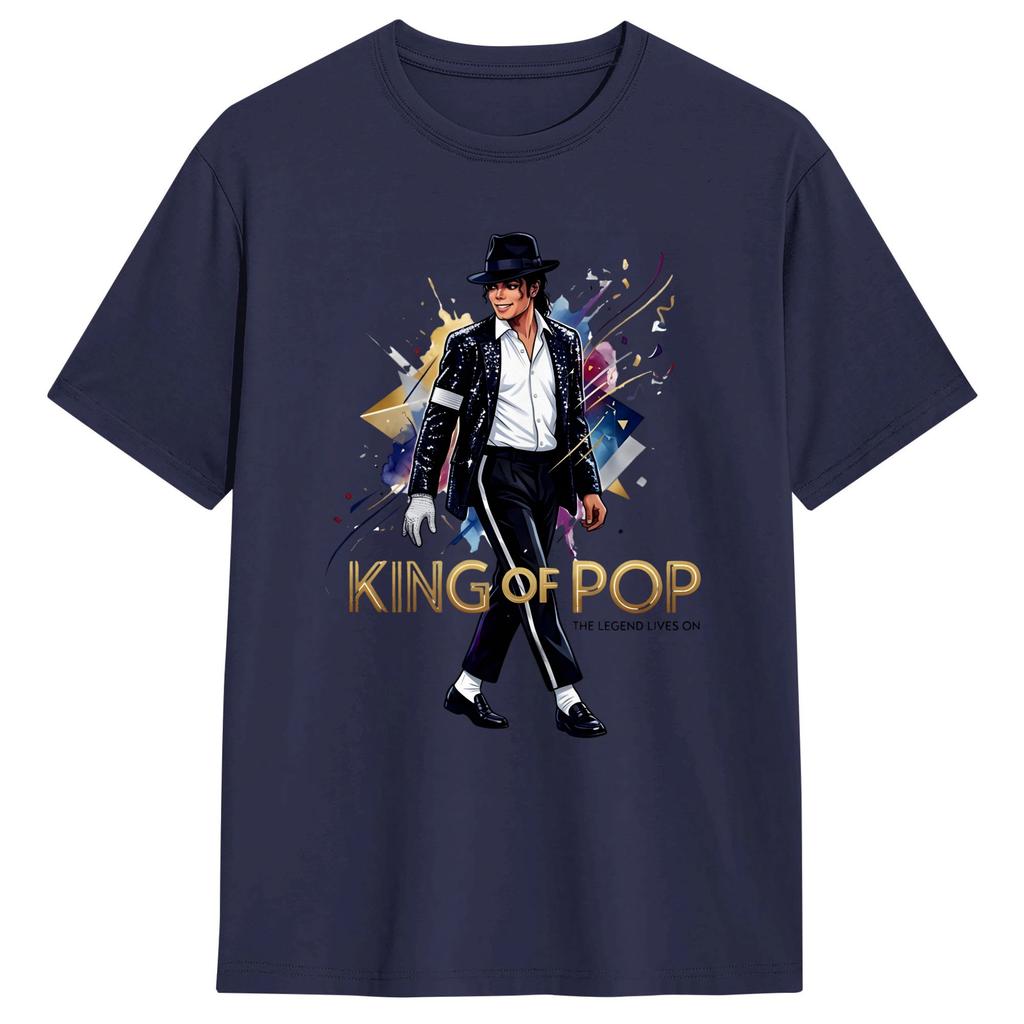 MMichael JJackson King Of Pop T Shirt Summer Y2K Fun TShirts Cotton Hipster Tee Shirt For Unisex Casual Top Tees