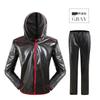 Summer Reflective Cycling Raincoat and Pants Set with Luminous Strips