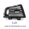Carbon Fiber Front Rear Left Right Chromed AC Vent Grille Outlet Cover Panel For BMW 5 Series F10 F11 F18 520 525 528 530
