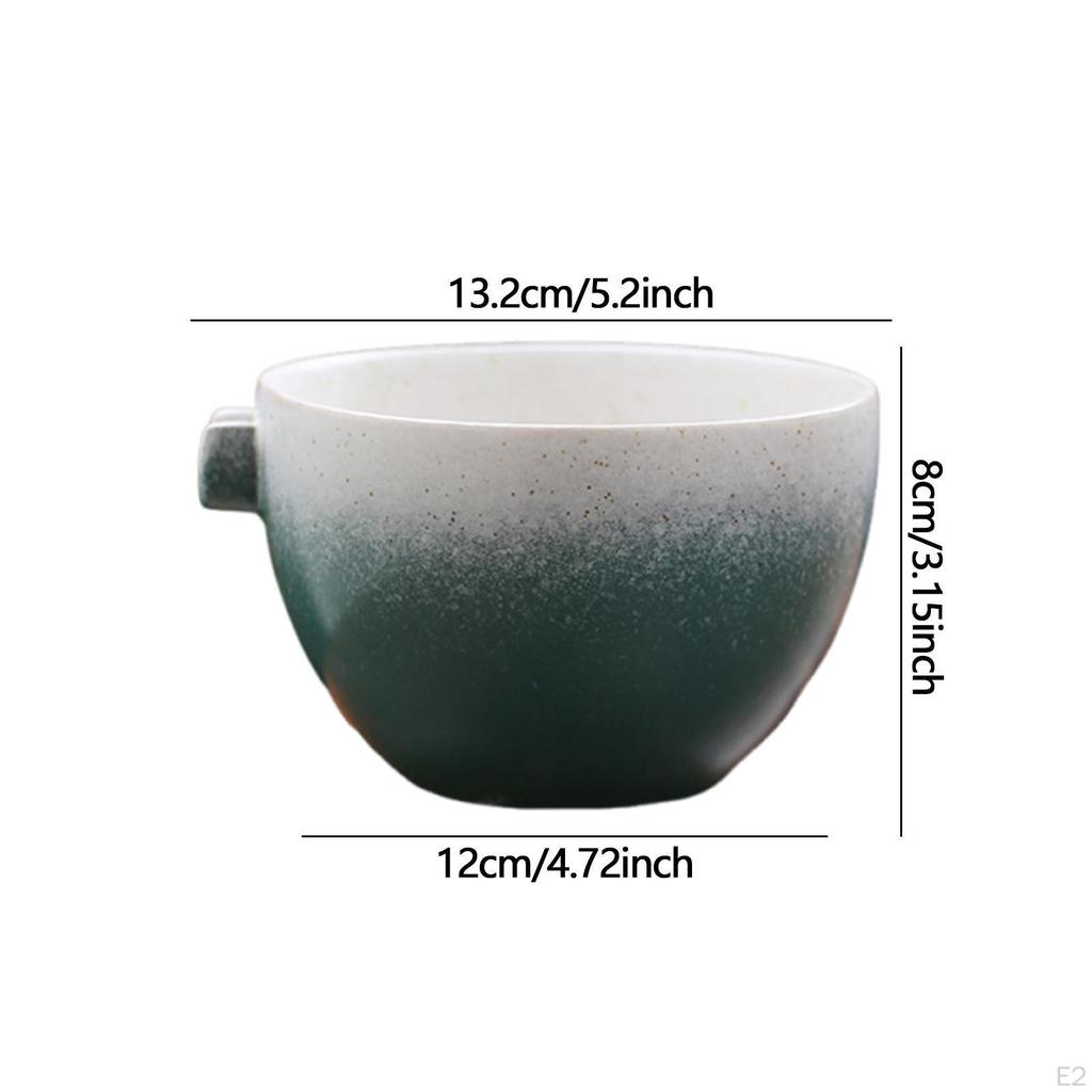 350ml Matcha Bowl, Tea Ceremony Chawan with Spout for Whisking Friends Beginner