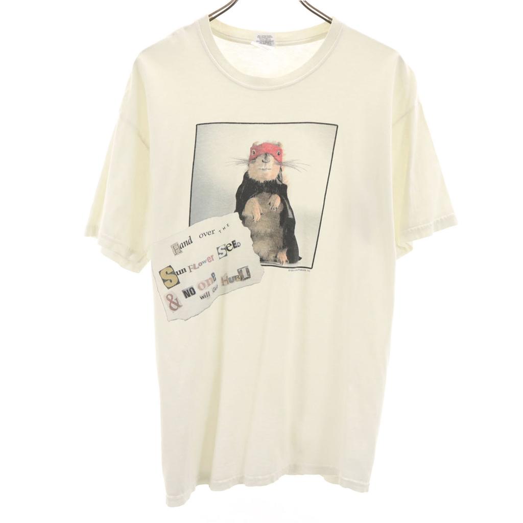 GILDAN 90s Old Short sleeve T-shirt L White Men's Used