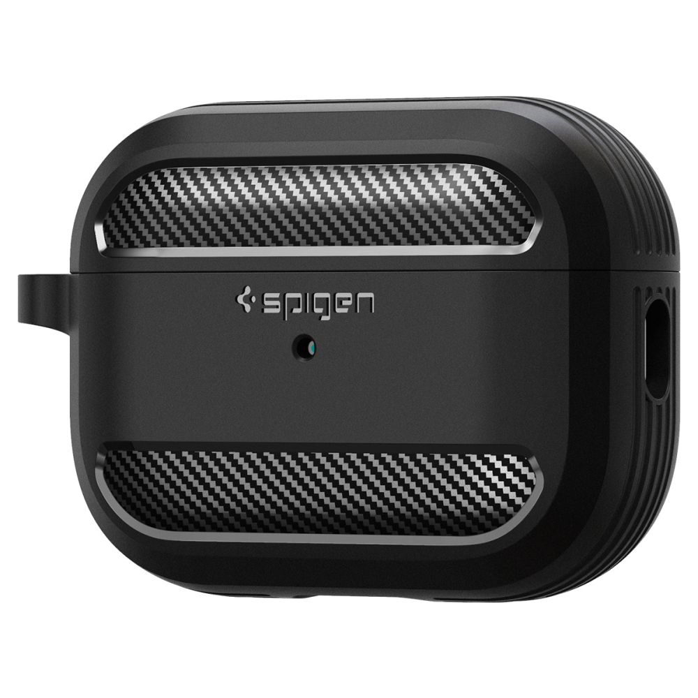 Spigen Rugged Armor Apple Airpods Pro 1/2 Mattschwarz