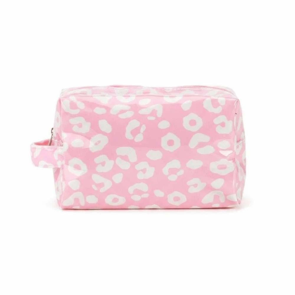 Leopard Print Leopard Organizer Large Capacity Cosmetic Pouch Makeup Bag Holiday Gifts
