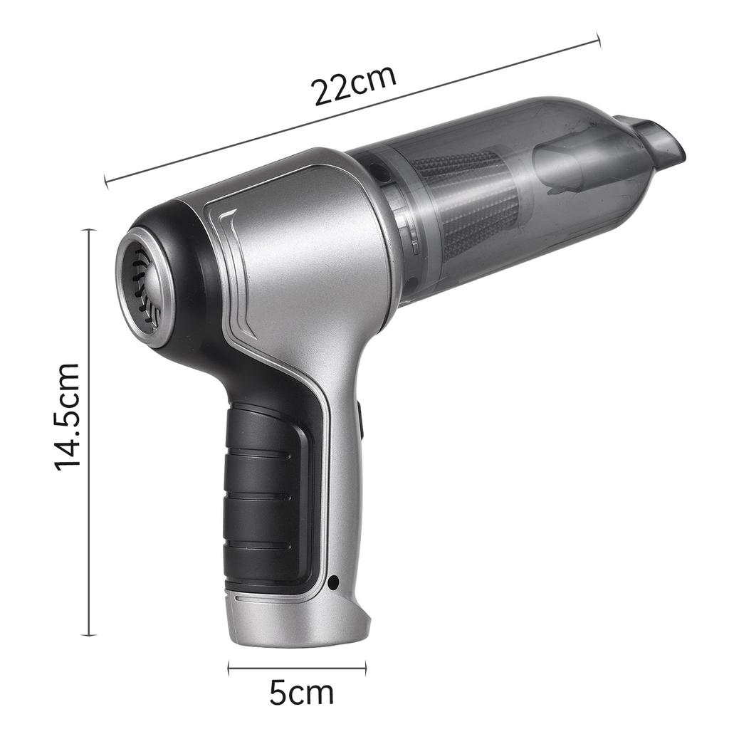 Handheld Car Vacuum Portable Cord Clner     Duster Hand Pump with 19000pa Strong Suction USB   for Pet H  Dust Gravel Clning