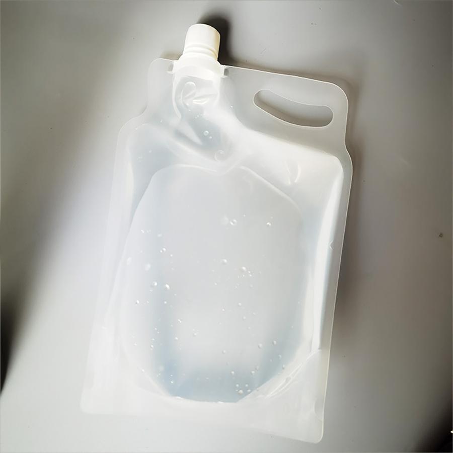 Outdoor Camping 2L Folding Water Bag Cycling Climbing Transparent Water Bag Drinking Water Bag