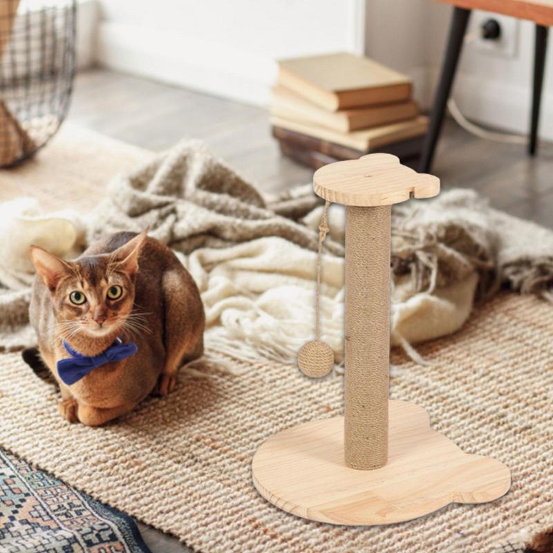 Cat Scratching Tower Cat Tree Hangings Sisal Toys Scratchers Cat Furniture & Toy Cat Scratch Post For Indoor Cats Fun Cat Tree