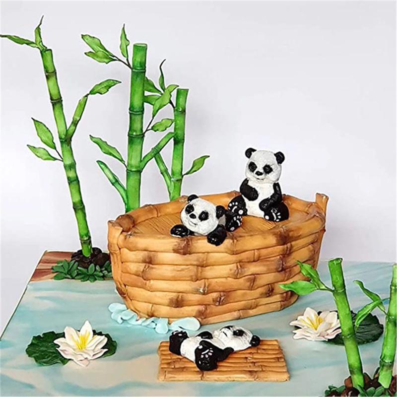 Buy Panda Bamboo Silicone Mold Fondant Cake Decorating Tool